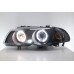 BMW E46 98-01 Black Projector Headlamp w Ring